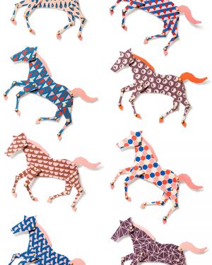 Paarden behang